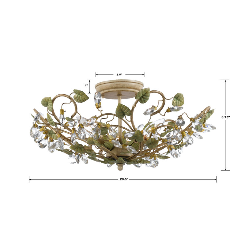 Noran Semi Flush Mount