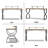 55"W office desk With Smart Charging station