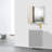 15.95" Wall-Mounted Bathroom Vanity with Ceramic Top-96138766