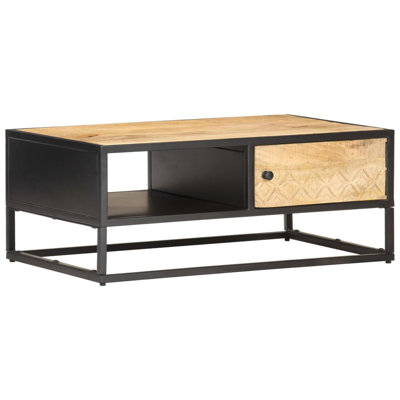 Priscilla Frame Coffee Table with Storage