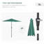 260cm Market Parasol-1879041310