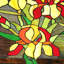 Panneau de fenêtre Fire Lily
