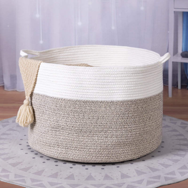 Panier décoratif en tissu, Café