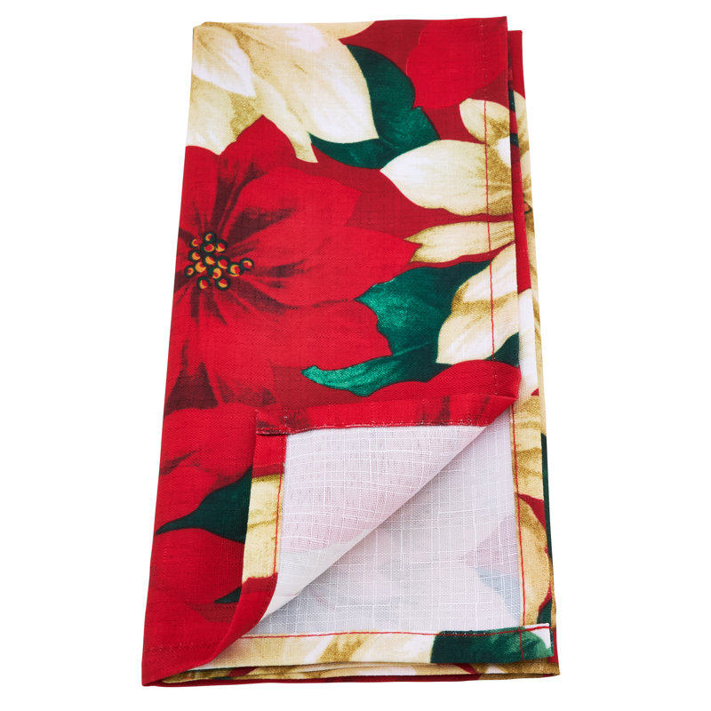 Saver Polyester Floral Square Napkin