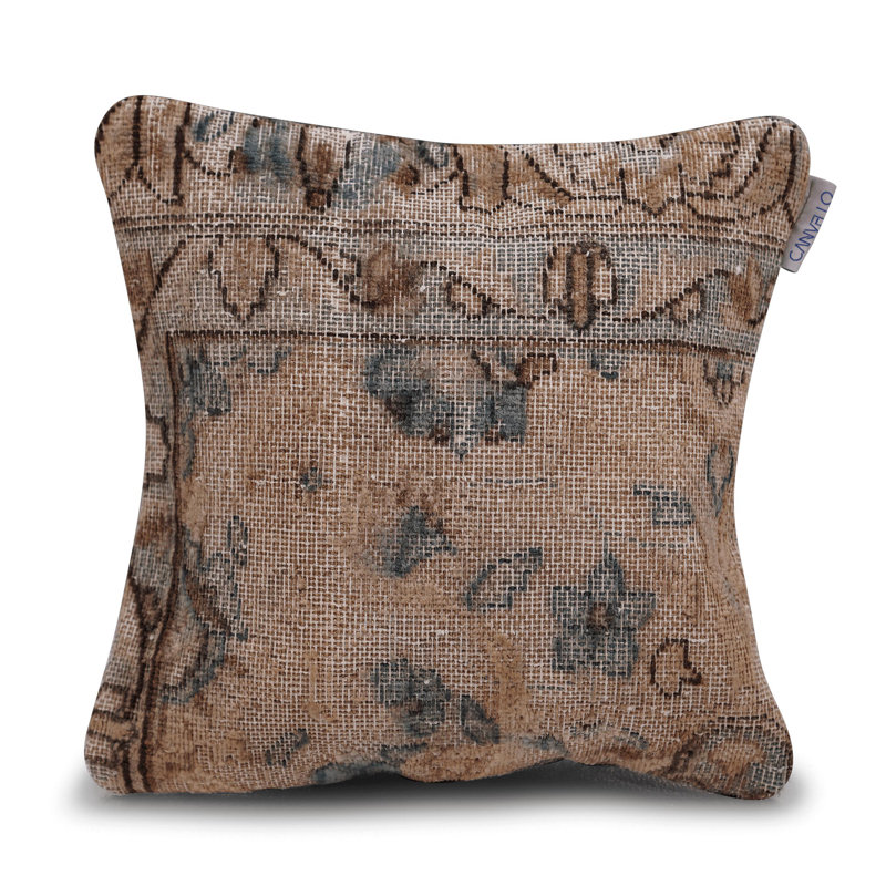 Housse et insert de coussin carré 100% laine
