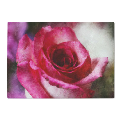 Rose Flower Vol.7 Painting Chopping Board