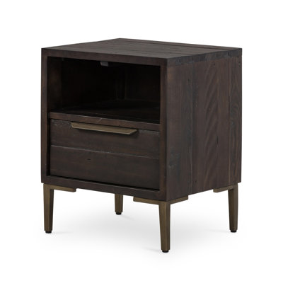 Wyeth 1 - Drawer Solid Wood Nightstand