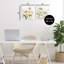 Ensemble de 2 plaques murales Pure and Simple Daisies, design par Jacob Q
