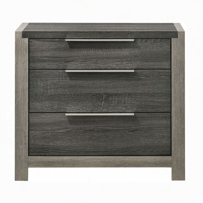 Table de chevet 3 tiroirs Contemporary