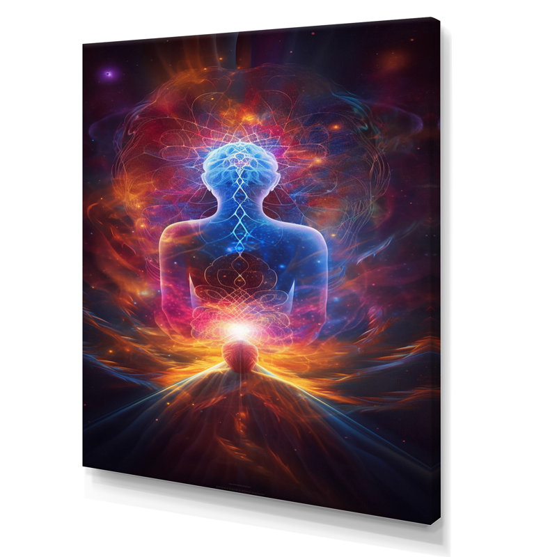 " Iridiscent Rainbow Awakening I ", 20" H x 12" W x 1" D, Wrapped Canvas