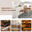 26" Upholstered Bar Stools With Padded Cushion & Backrest Footrest-1378724929-1378724935