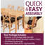 4 - Person Solid Oak Dining Set