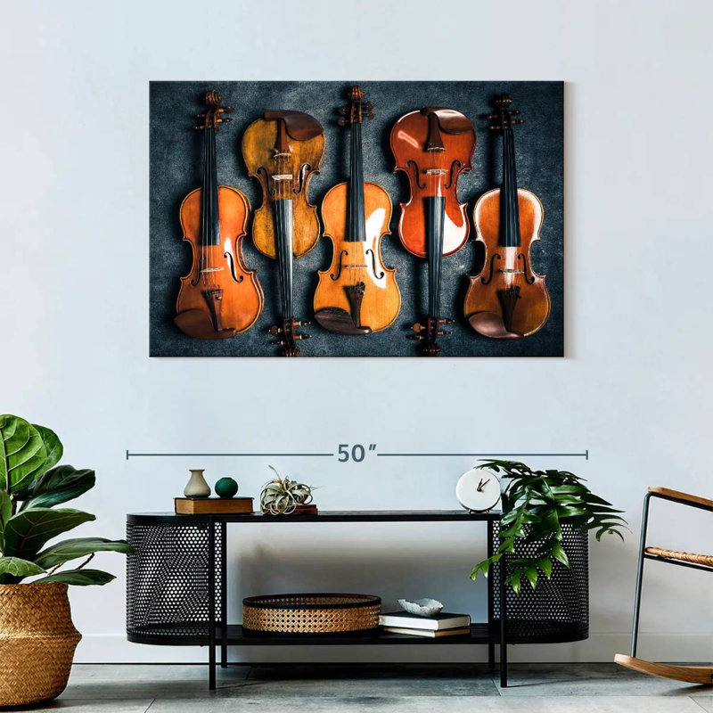 Abarca Violin Collection, 30" H x 45" W