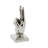 Porcelain Ceramic Gesture Hands Decorative Silver Sculpture Set