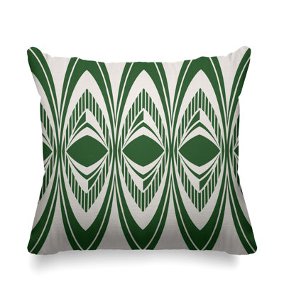 Geometric Outdoor Reversible Throw Pillow