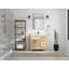 Meuble-lavabo simple 36 po avec plateau en quartz Malibu Mango-98378548