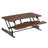 Adjustable Metal Base Standing Desk Converter
