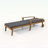 Exquisite Wood Chaise Lounge for Unrivaled Relaxation and Grace-2047608933