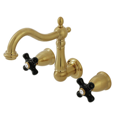 Kingston Brass Duchess Two-Handle Wall Mount Bathroom Faucet