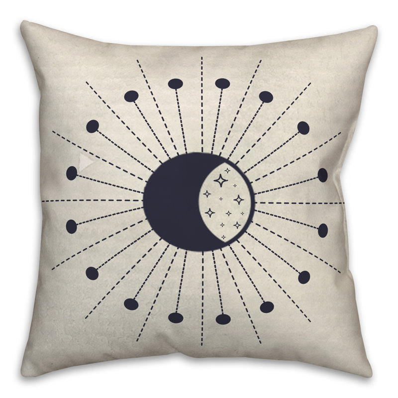  Housse et insert de coussin carré Shining Moon Phase 2, 20 po x 20 po