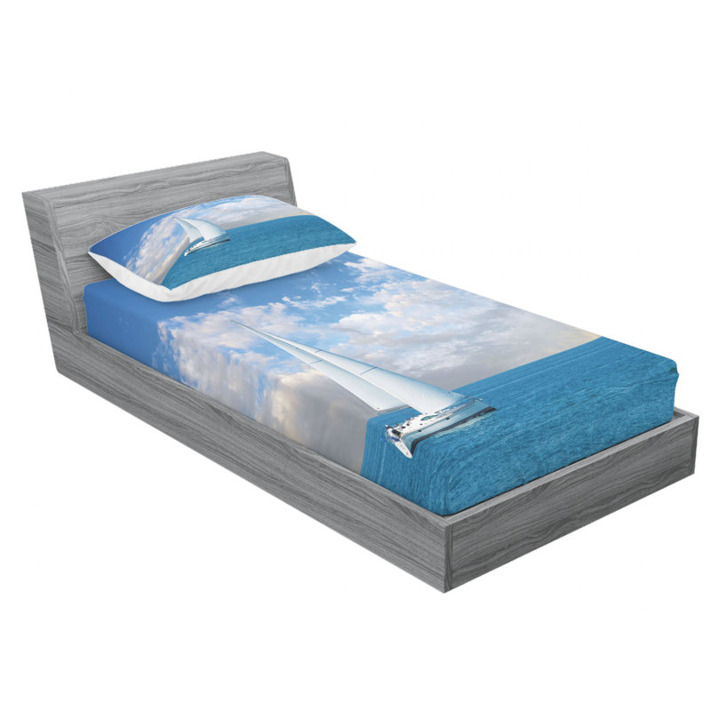 Microfiber Sheet Set, Twin XL Sheet Set with Fitted Sheet