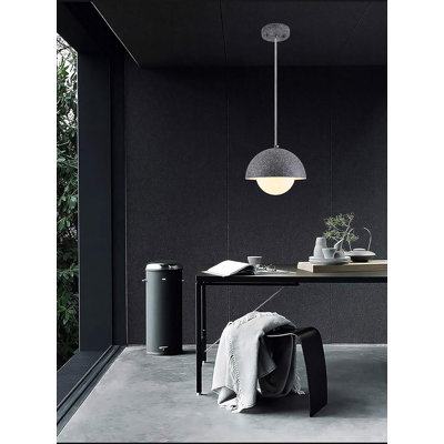 Kadasha 1 - Light Chrome Dome Pendant