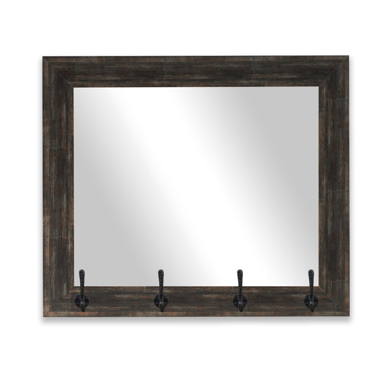 Veyron Engineered Wood Flat Wall Mirror