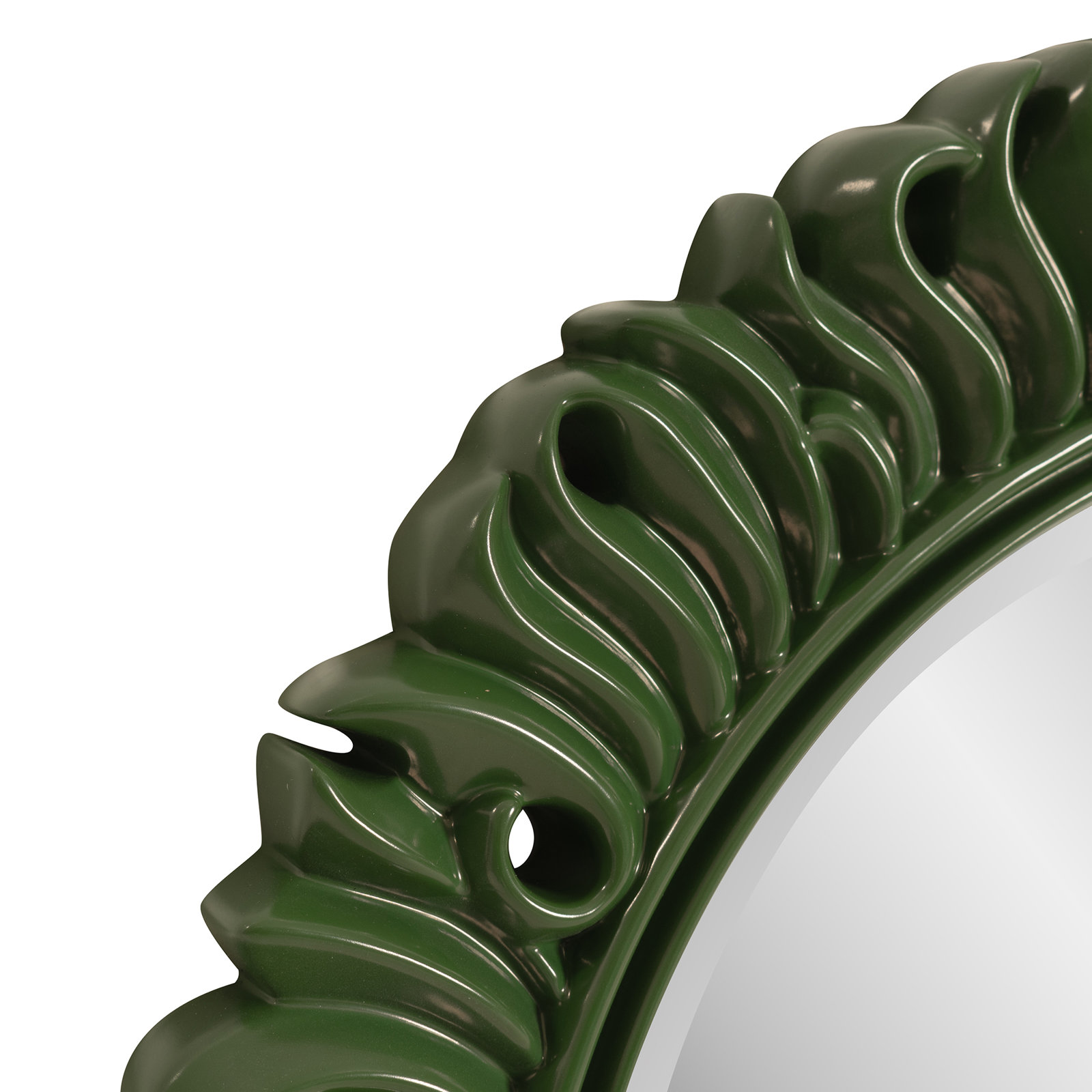 El Castillo Sun Mirror Hunter Green, Green
