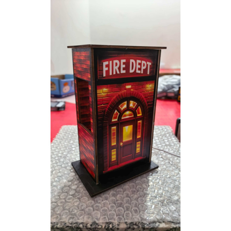 Lampe rétro Fire Dept