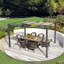 3.65m x 3m Aluminium Pergola-48217817