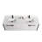 72'' Double Bathroom Vanity with Carrara Quartz Top-584364829-584364800