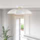 Adarna 3 Light Metal Semi Flush Mount