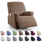 Wald Stretch Recliner Sofa Slipcovers Recliner Chair Covers With Pockets