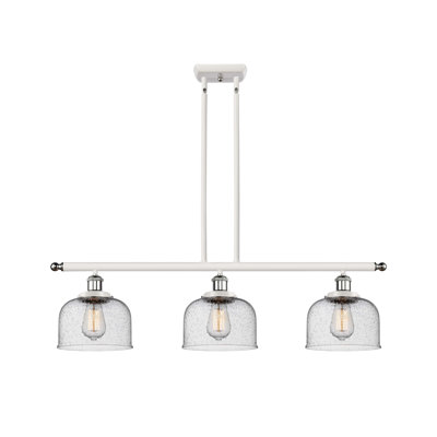 Luminaire suspendu linéaire à 3 lumières pour îlot de cuisine Halynn