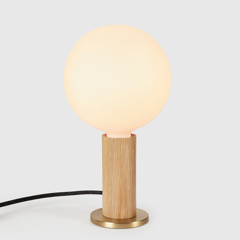 Knuckle Table Lamp, Oak