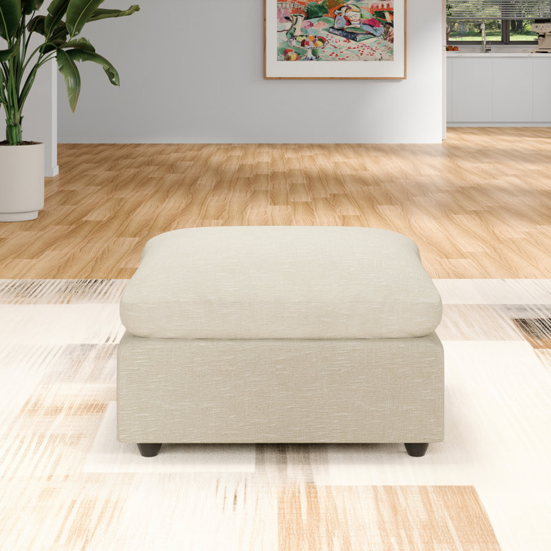 Sectional Sofa Comfy Cloud Couch for Living Room, Modern Upholstered Modular Sectional Sofa Convertible Deep Seat Sofa, Removable & Washable Cushion Covers, Only Ottoman