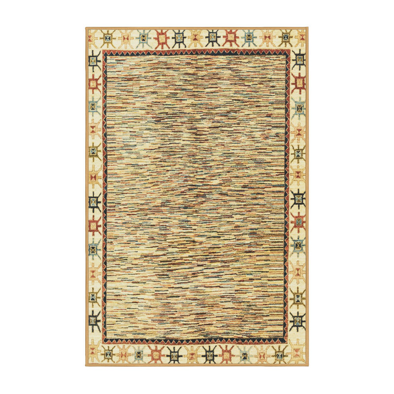 Tapis abstrait moderne 3414, Rectangle 3 pi x 5 pi