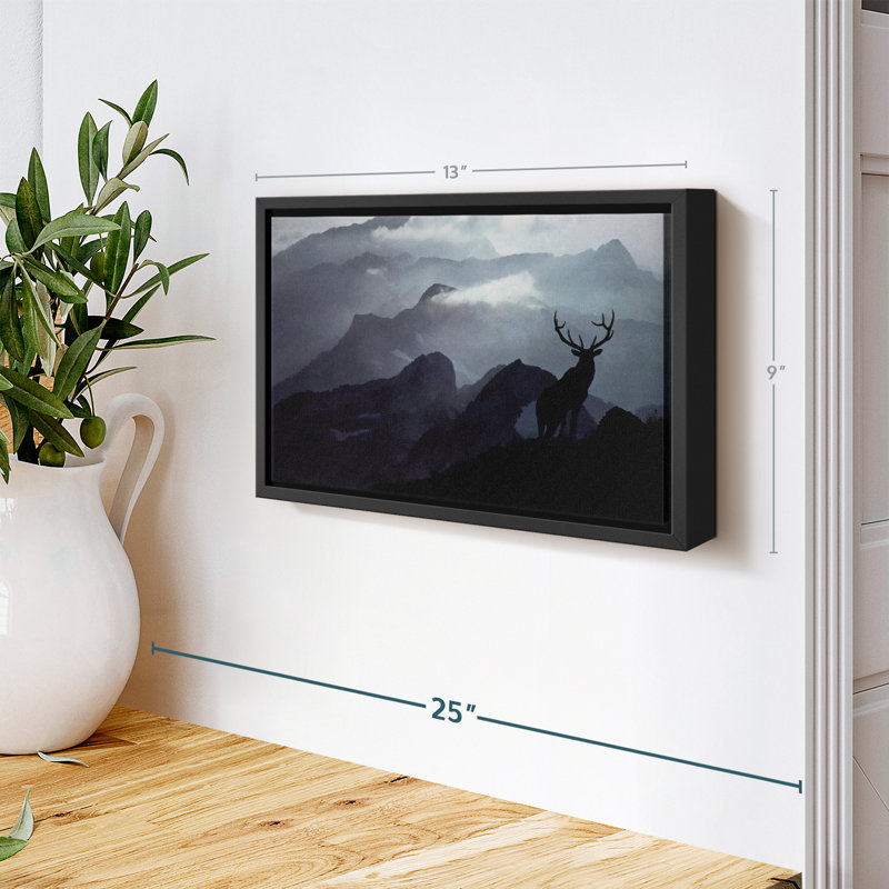Animal «Elk Summit Wall Art», H 9 po x l 13 po