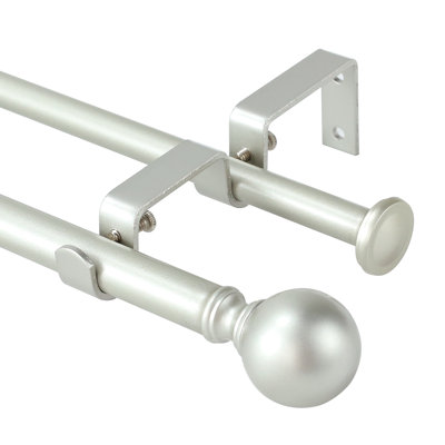 Lipsey Adjustable Double Curtain Rod