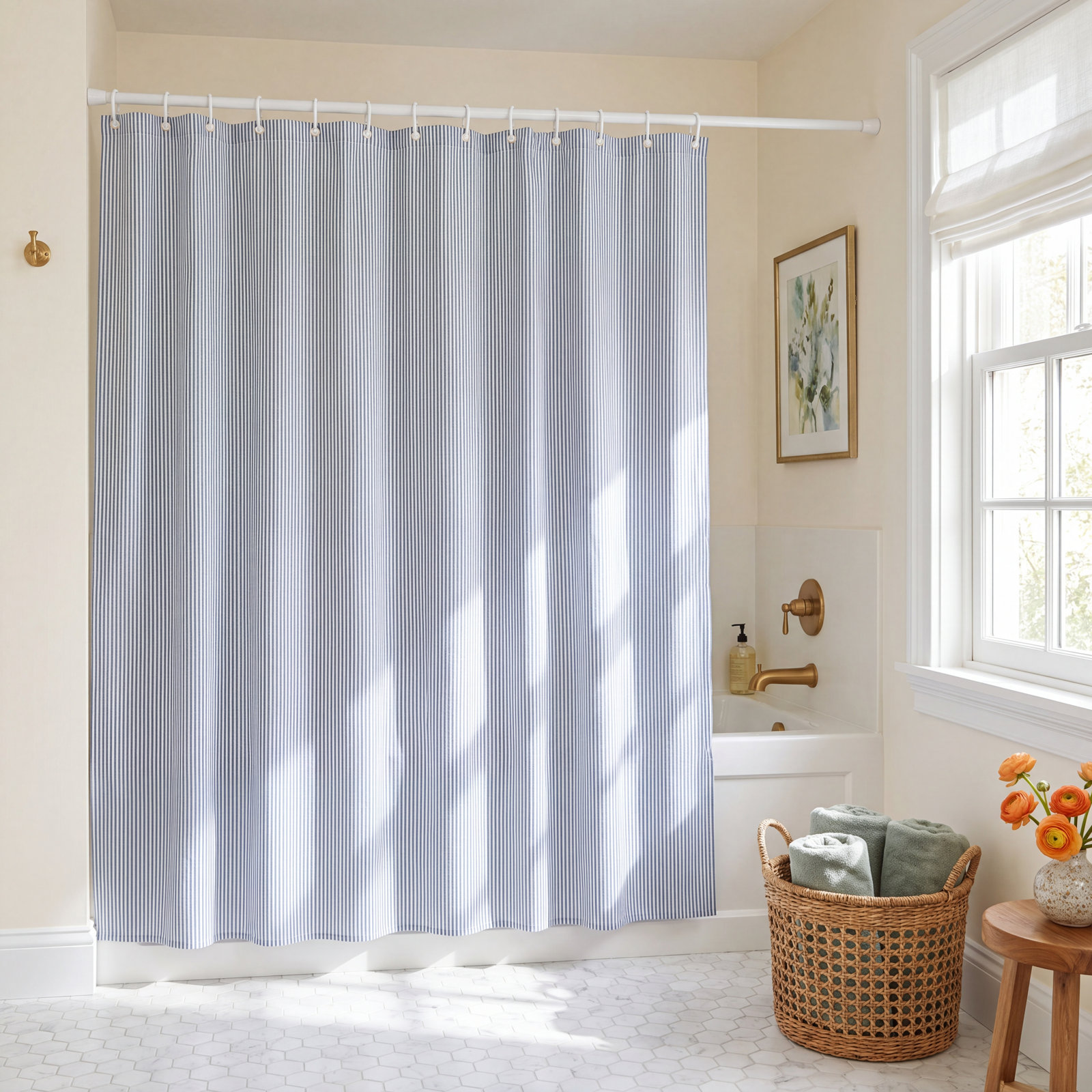 Abstract Shower Curtain