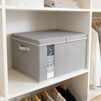 Large Fabric Box with Lid