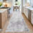 Washable Hallway Rug - Rugs Modern Stain Resistant Indoor Mat Rug for Laundry, Bedroom Non Slip Rubber Backing Thin Super Soft Room Decor Floor Carpet Grey-1638974374