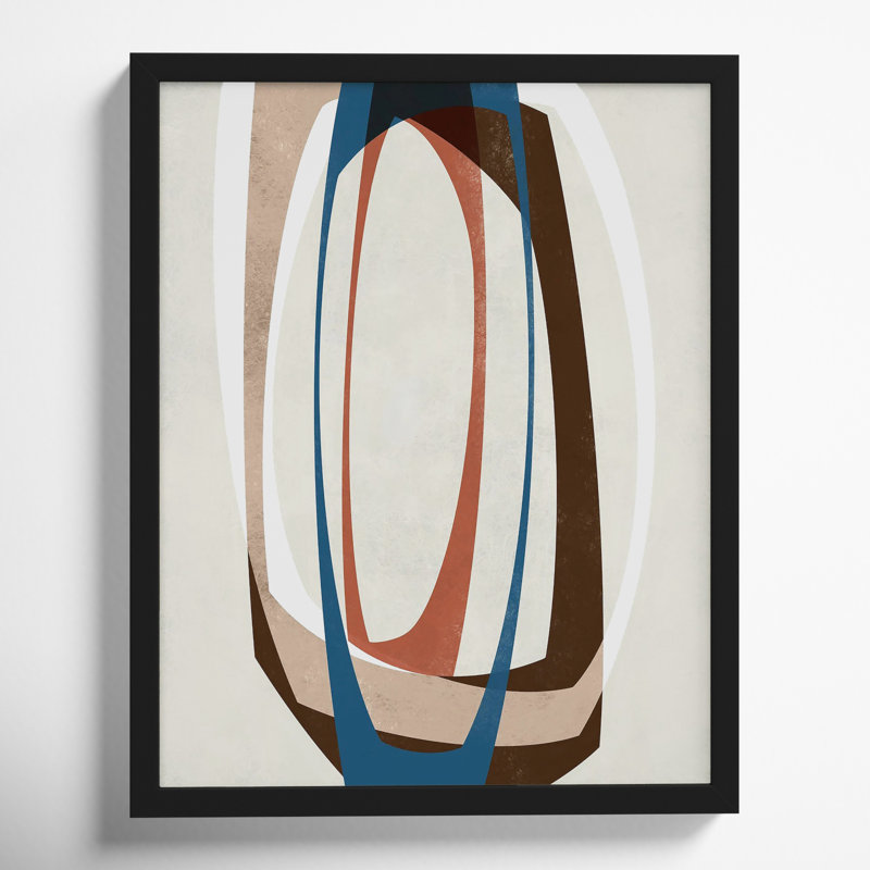 Orbit 3 by Jacques Pilon, Black Framed, 20" H x 16" W