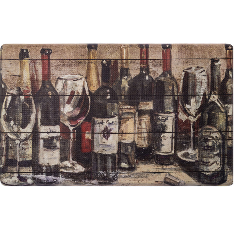 Tapis anti-fatigue Cozy Living Wine, Rectangle 1 pi 8 po x 3 pi