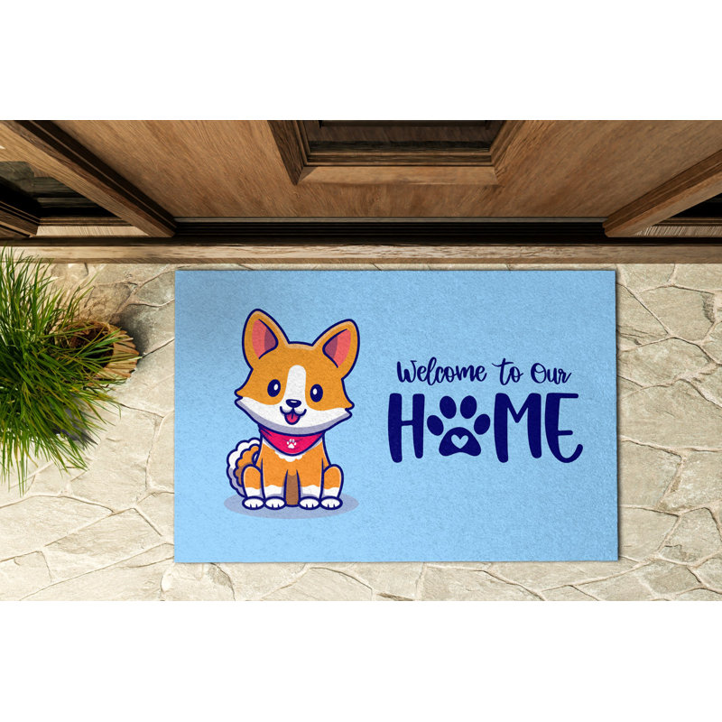 Non-Slip Outdoor Doormat, W60 x L90 cm