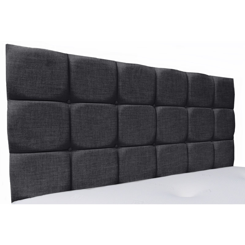 Lennart Upholstered Headboard, Charcoal, Super King (6')