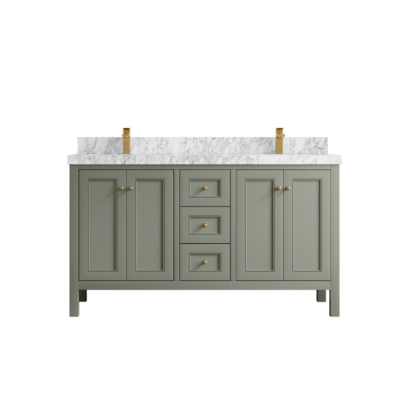 Nashville X P 22 po De salle de bain Marbre de Carrare, Albâtre