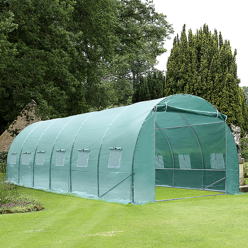 9.8' W x 19.7' D Greenhouse