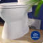 Foldable Toilet Stool For Travel, 7" Height, Grey