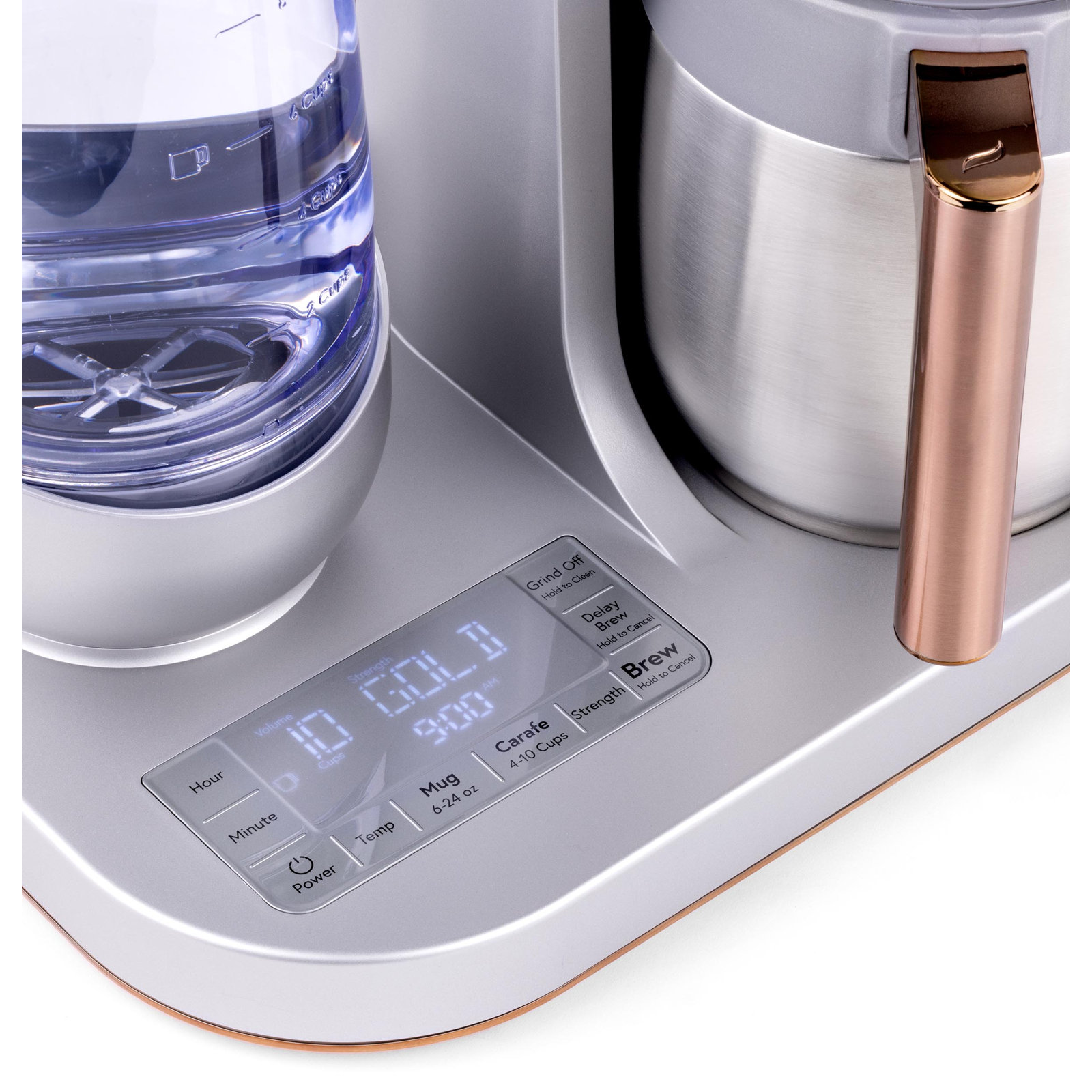 Café™ 10-Cup Grind and Brew Coffee Maker, Stainless Steel